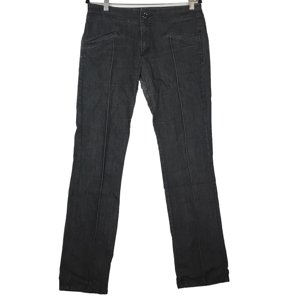 Anthropologie Daughters Of The Liberation Denim Trousers Gray Jeans Sz 34x31